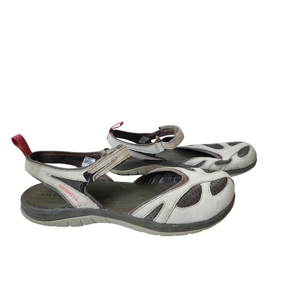 Merrell Sandals Womens Size 10 Closed Toe Siren Wrap Leather Travel Walking Shoe - Picture 1 of 9